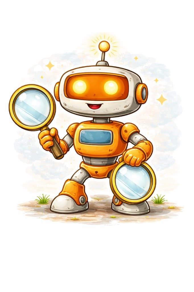Site audit robot illüstrasyonu