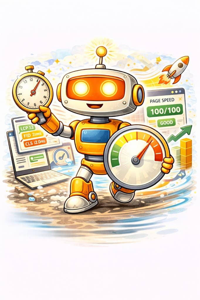 Hız analizi robot illüstrasyonu