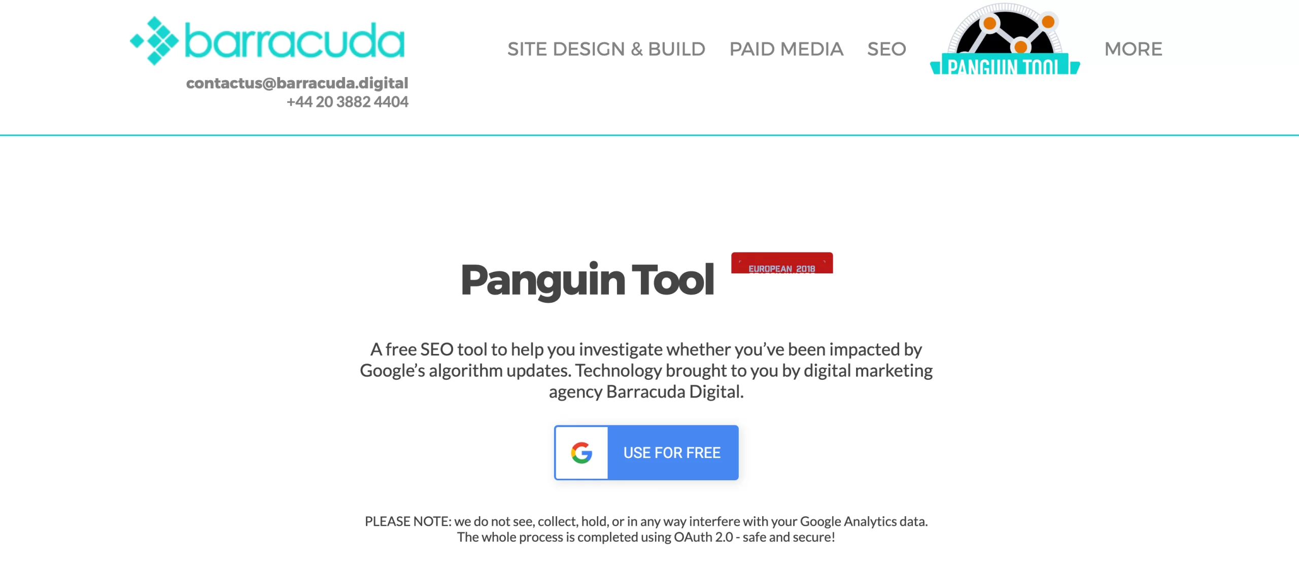 Barracuda Penguin aracı.