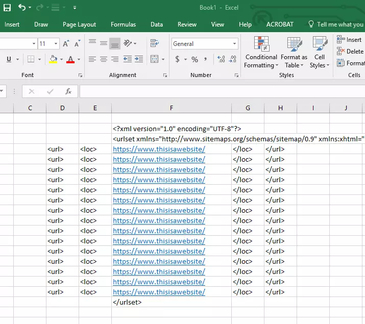 Microsoft Excel.