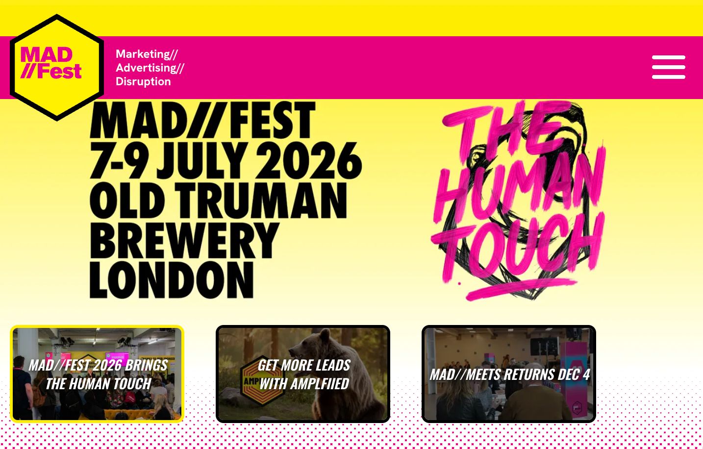 MAD//Fest Londra, Temmuz 2026, pazarlama ve reklam festivali