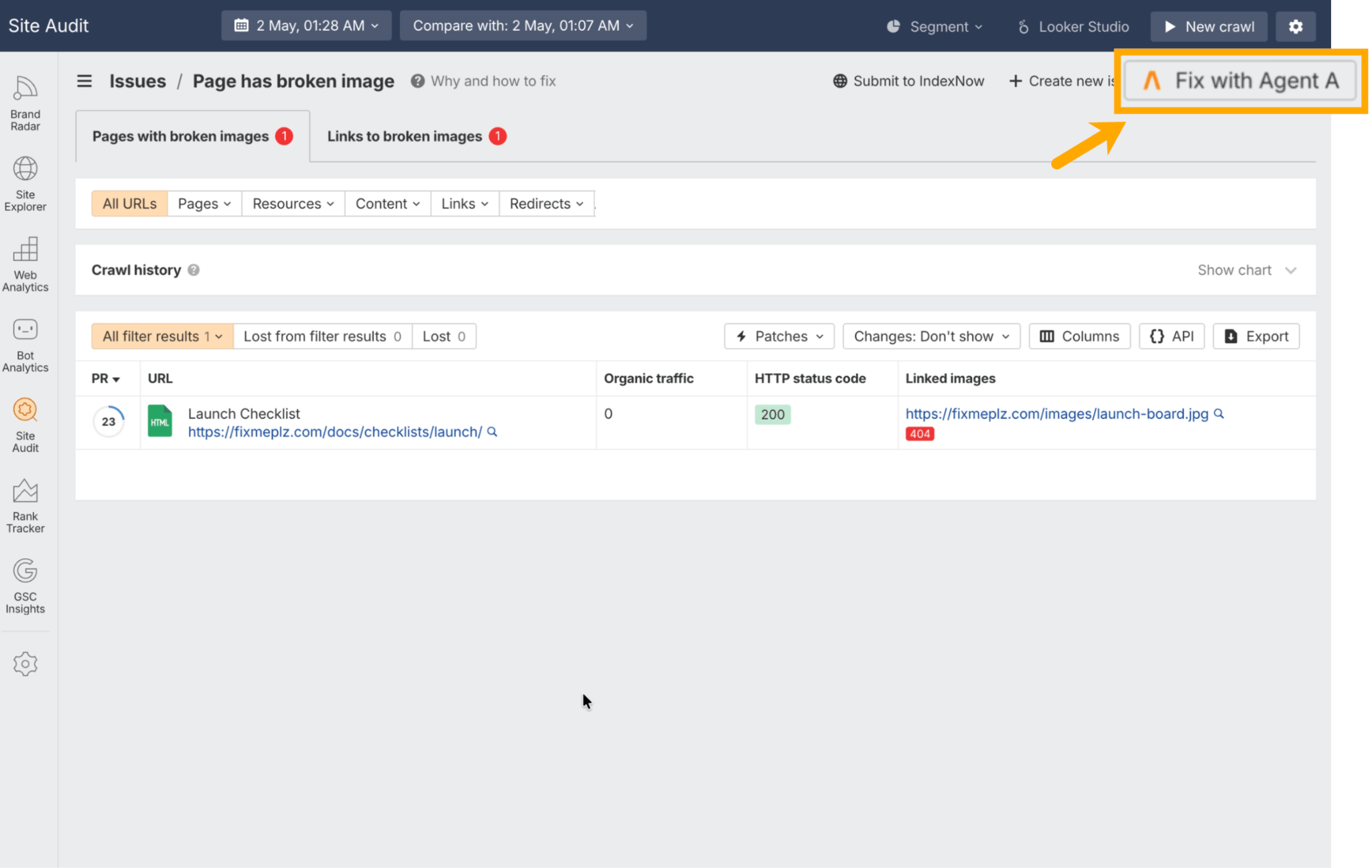 Site denetim aracı ekran görüntüsü
