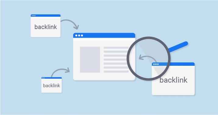 Backlink ve site dışı bağlantı temalı görsel.