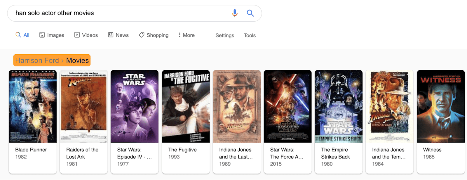 Han Solo oyuncusu filmleri arama sonucu