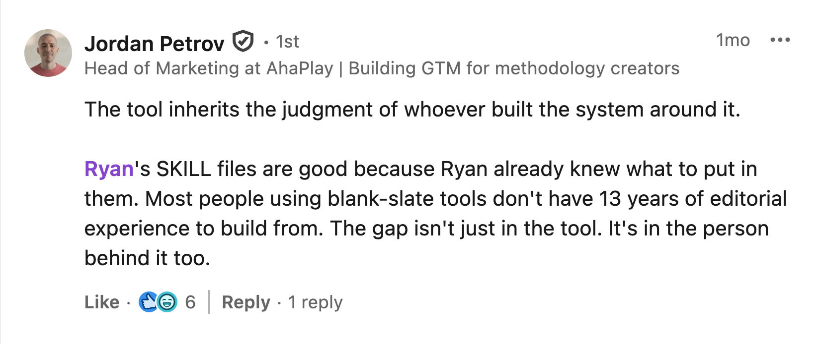 Şirket içi Slack mesajıyla süreç geliştirme önerisi