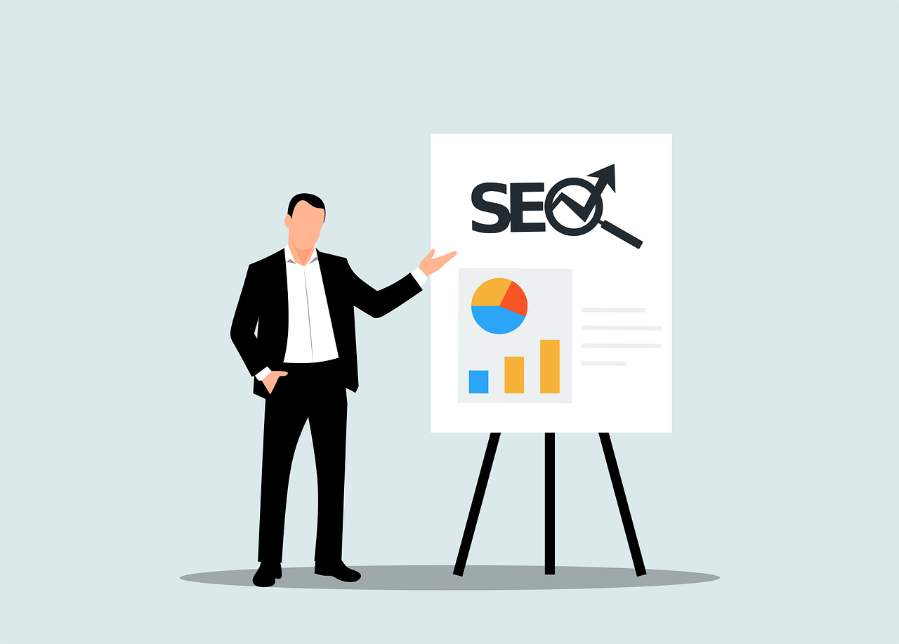 SEO ve arama motoru optimizasyonu temalı görsel.